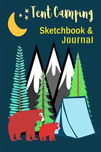 Tent Camping Sketchbook & Journal