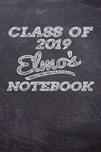 Class of 2019 Elmo's Notebook