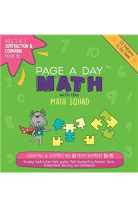 Page a Day Math Subtraction & Counting Book 11: Subtracting 10 from the Numbers 10-20