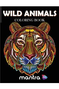 Wild Animals Coloring Book