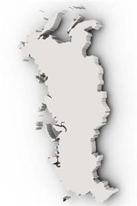 Blank White Map of Russia Journal