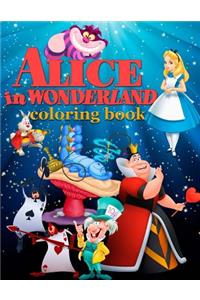 Alice in Wonderland Coloring Book