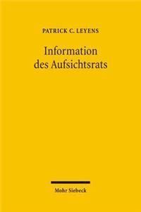 Information des Aufsichtsrats