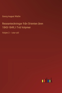 Reseanteckningar från Orienten åren 1843-1849; I Två Volymer