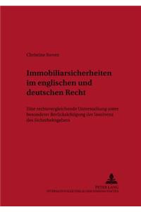 Immobiliarsicherheiten Im Englischen Und Deutschen Recht