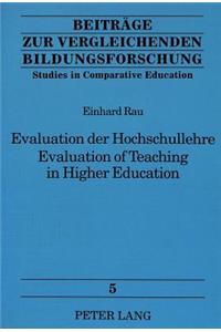 Evaluation Der Hochschullehre- Evaluation of Teaching in Higher Education