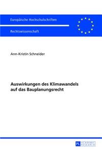 Auswirkungen Des Klimawandels Auf Das Bauplanungsrecht