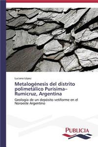 Metalogénesis del distrito polimetálico Purísima-Rumicruz, Argentina