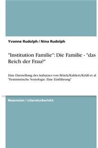 Institution Familie