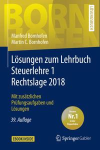 Lösungen Zum Lehrbuch Steuerlehre 1 Rechtslage 2018