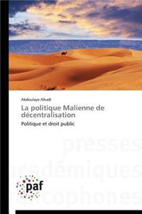 La Politique Malienne de Décentralisation