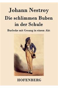 schlimmen Buben in der Schule