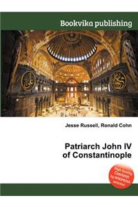 Patriarch John IV of Constantinople