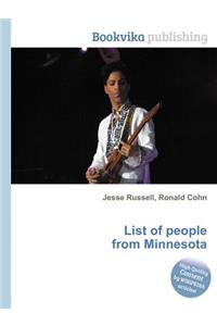 List of People from Minnesota