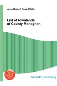 List of Townlands of County Monaghan