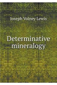 Determinative Mineralogy