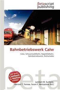 Bahnbetriebswerk Calw