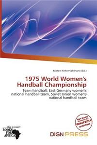 1975 World Women's Handball Championship