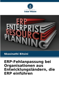 ERP-Fehlanpassung bei Organisationen aus Entwicklungsländern, die ERP einführen