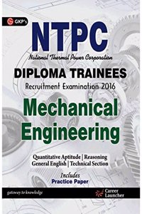 NTPC Mechanical Engg. 2016 (Diploma Trainees)