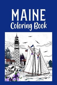 Maine Coloring Book