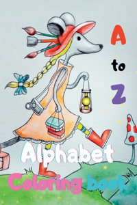 A to Z Alphabet Coloring book