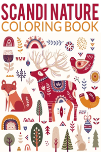 Scandi Nature Coloring Book