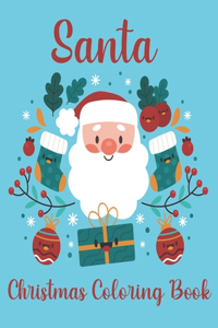 Santa Christmas Coloring Book