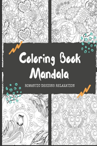 Coloring Book Mandala Romantic Designs Relaxation