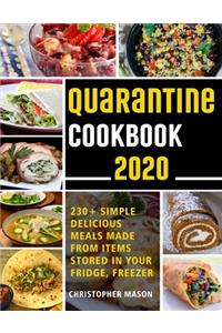 Quarantine Cookbook - 230+ Recipe, Simple, Delicious, Meals Made From items Stored in your Fridge, Freezer