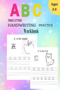 ABC Trace Letters Handwriting Practice Workbook
