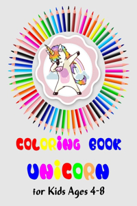 Coloring Book Unicorn For kids Ages 4-8