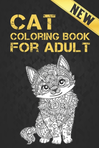Cat Coloring Book For Adult