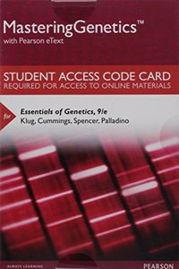Mastering Genetics with Pearson Etext -- Standalone Access Card -- For Essentials of Genetics