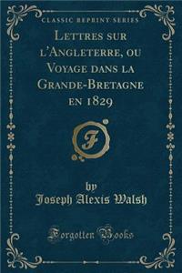 Lettres Sur l'Angleterre, Ou Voyage Dans La Grande-Bretagne En 1829 (Classic Reprint)