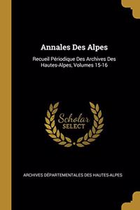 Annales Des Alpes