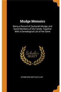 Mudge Memoirs