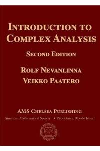 Introduction to Complex Analysis