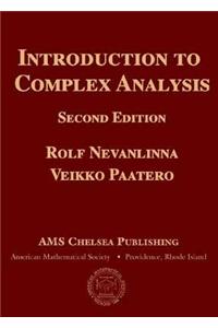 Introduction to Complex Analysis