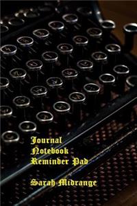 Journal Notebook Reminder Pad