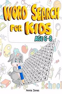 Word Search for Kids age 6-8