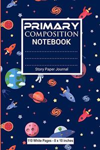 Primary Composition Notebook Story Paper Journal 110 White Pages 8x10 inches