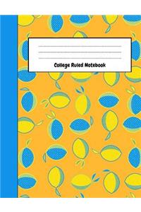 College Ruled Notebook
