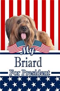 My Briard for President