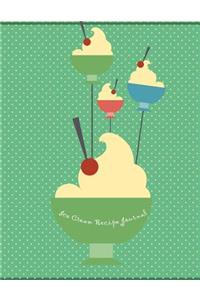 Ice Cream Recipe Journal