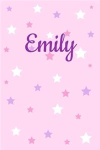 Emily First Name Personalized Notebook