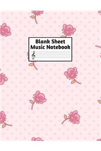 Blank Sheet Music Notebook
