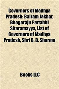 Governors of Madhya Pradesh
