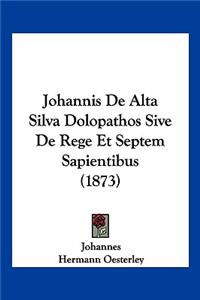 Johannis De Alta Silva Dolopathos Sive De Rege Et Septem Sapientibus (1873)