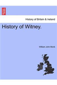 History of Witney.